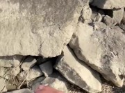 horny couple fucks outside (we almost got caught !!) 10/16