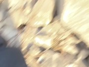 horny couple fucks outside (we almost got caught !!) 8/16