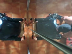 Milf chairtied and I fuck her face for 10 minutes until I cum in her mouth