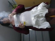 Naughty Sissy Smoking & Drinking Piss 10/16