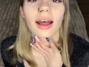Little slutty with her ahegao and deep throat 9/16