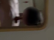 Kandi sucks off Kane and try’s to deepthroat in the mirror 5/16