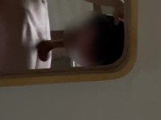 Kandi sucks off Kane and try’s to deepthroat in the mirror