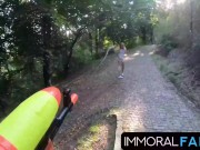 Woodland Chase, Topless Alexis Hunts Horny Pranksters! 3/16