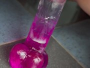 CUTE GIRL USING  HER NEW TOY UNTILL SQUIRTS 13/16