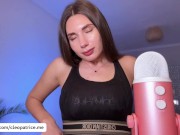 ASMR * A sexy brunette Cleo Patrice Fast and Aggressive Mic Pumping and Make You Cum 1/16