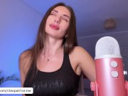 ASMR * A sexy brunette Cleo Patrice Fast and Aggressive Mic Pumping and Make You Cum 13/16