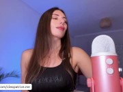 ASMR * A sexy brunette Cleo Patrice Fast and Aggressive Mic Pumping and Make You Cum 15/16