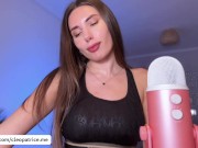 ASMR * A sexy brunette Cleo Patrice Fast and Aggressive Mic Pumping and Make You Cum 3/16