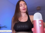 ASMR * A sexy brunette Cleo Patrice Fast and Aggressive Mic Pumping and Make You Cum 9/16