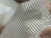 Curvy Babe Soaks Tank Top in Shower 11/16