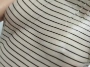 Curvy Babe Soaks Tank Top in Shower 16/16