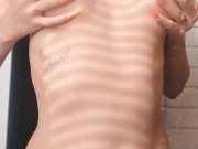 Curvy Temptress Teases Perky Nipples 15/16