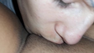 I take turns licking my girlfriends pussies POV - Lesbian_illusion