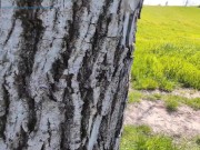 Pompino rischioso all'aperto a un guardone sconosciuto 1/16