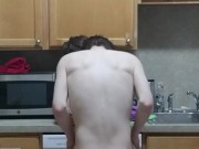 Heather Kane Kitchen Creampie (behind shot) 15/16