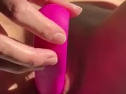 Girl with perfect pussy dildo masturbate with ORGASM
