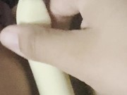 Using my new toy plus my vibrator 12/16