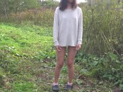 【野外露出】お外で全裸になって羞恥プレイ！　　ひなのプロフィール欄も見てね♪ 6/16