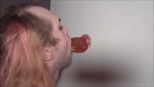 Clarissa Sweet Sucks Dildo