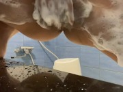 【盗 撮】【個人撮影】【素人】【女子大生】【日本人】リアル盗 撮風！お風呂場でムラムラが止まらない女子大生 8/16