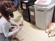 居酒屋デート後に玄関先で即フェラ抜き♡M男彼氏をた～っぷり焦らし寸止めでイジメて溜めた濃厚精液を口内射精ごっくん　主観 Vlog 日本人 カップル 巨乳 素人 調教 手コキ 変態 淫乱 痴女 個人撮影 4/16