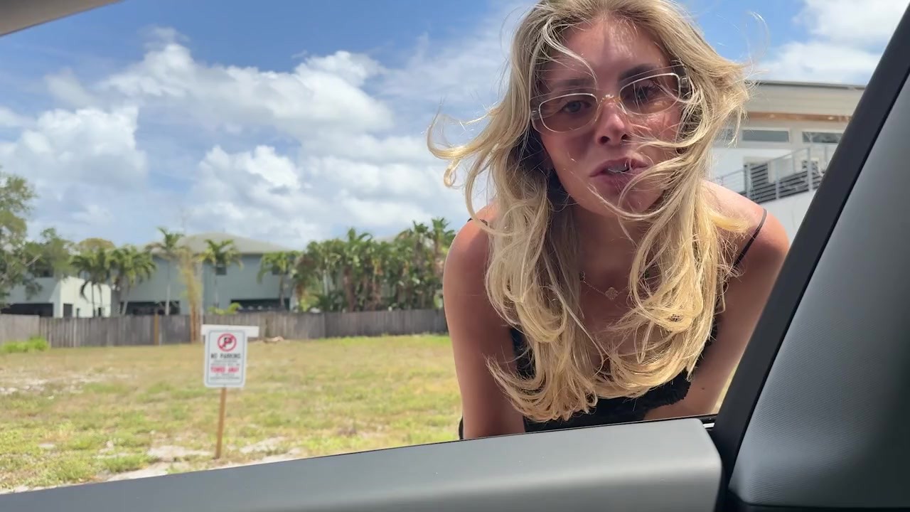 BRITISH SLUT BONNIE BLUE gets CAUGHT CUMMING IN PUBLIC CAR SEX | bonnie blue X luke cooper