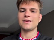 Submissive Blonde Twink Begs His Balkan Top for More 16/16