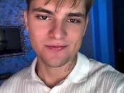 Daddy Dominates Balkan Blond Twink in Hotel Room 16/16