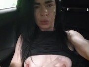 real morning masturbation . her fingers are very gently caressing a small clitoris 13/16