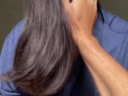 Lunah Blanc wakes up Ragnar Blanc with affection... and a deep blowjob full of drool 14/16