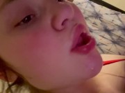 Face fuck pregnant white teen bitch 6/16