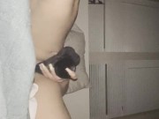 Anal Gaping and taking huge dildo 15/16