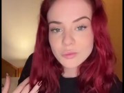 Innocent accidentally leaks virgin pussy on Instagram Live 2/16