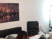 horny neighbor asks me to ride her dildo. 5/16