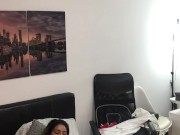 horny neighbor asks me to ride her dildo. 7/16