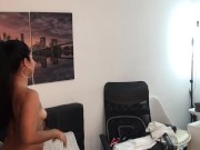 horny neighbor asks me to ride her dildo. 9/16