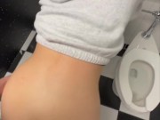 Sneaky Raw Sex with Hot Latina In Movie Theater Restroom 2/16