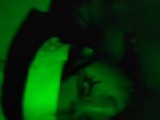 Monja, garganta profunda, termina con la cara llena de leche 7/16