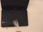 Pissing On My PC Laptop Computer 12/16