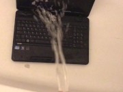 Pissing On My PC Laptop Computer 9/16