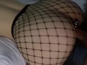 Первый опыт сводной сестры с анальной пробкой 7/16