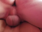 POV - Mi chico me folla en cuatro mientras disfruta ver mi culo grande y tira toda la lechita 1/16