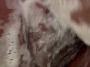 Washing my pussy (almost drowned myself 🫠) 10/16