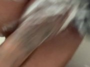 Washing my pussy (almost drowned myself 🫠) 4/16