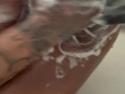 Washing my pussy (almost drowned myself 🫠) 5/16