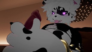 Cute Puppy Furry Milks Himself For You Again :3 (VRChat Furry)