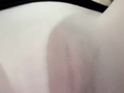 Hot milf masturbates in parking lot, pussy close up, fingering 13/16