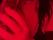 Goth girl touches herself 3/16