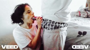 CUCKOLD BLOW JOB BIG DICK SUCKED DEEP THROATS CHEATING WIFE